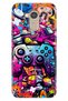 General Mobile GM 8 Compatible Case Patterned Silicone Colorful TPU UV Gamer