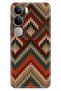Vivo V40 Lite Case Colorful Flexible Silicone Themed Patterned Tpu Zigzag