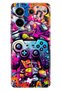 Redmi Note 13 Pro 5g / Poco X6 Case Colorful Flexible Silicone Themed Patterned Tpu Gamer