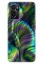 Oppo A76 Case Colorful Special Themed Patterned Silicone Tpu Stock Holographic