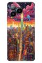 Omix X7 Case Colorful Special Themed Patterned Silicone Tpu Stock Retro Newyork