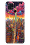 Poco C40 Case Colorful Themed Patterned Tpu Silicone Retro Newyork