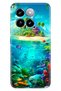 Case for Xiaomi Mi 14 Color Rubberized Cover Silicone Is Land
