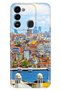 Tecno Spark 8C Case Colorful Themed Patterned Tpu Tecno 8C Silicone Istanbul