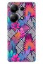 Case for Xiaomi Redmi Note 13 Pro 4g Colorful Design Flexible Silicone Botanical