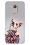 General Mobile Gm 8 Compatible Case Patterned Silicone Color Tpu Uv Donut Dog