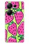 Case for Xiaomi Redmi Note 13 Pro 4g Colorful Design Flexible Silicone Strawberry
