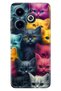 Infinix Hot 40 / Infinix Hot 40 Pro Case Colorful Silicone Cat Army