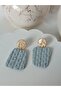Soft Color Nature Polymer Clay Women's Steel Earrings - 7