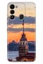 Tecno Spark 8C Case Colorful Themed Patterned Tpu Tecno 8C Silicone Maiden Tower