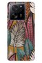 Xiaomi Mi 13t - 13t Pro Case Colorful Pattern Printing Design Silicone Leaves