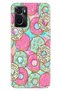 Oppo A76 Case Colorful Special Themed Patterned Silicone Tpu Stock Donut