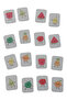 Wooden Fruits Educational and Learning Matching Cards Baby Kids Toy