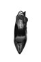 Elit Amina Women's Genuine Leather Classic Heeled Shoes Black - 6