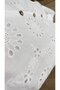 Women's White Lined Scallop Dress 26089 - 6