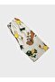 Boy's Beige Safari Patterned Short Sleeve Shorts Summer Pajama Set - 4
