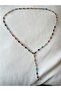 Geometric Oval Y Steel Necklace - 2