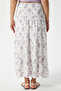Women's Rebekka Floral Lilac Lined Long Skirt 17639 - 7