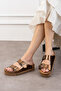 Tokyo Genuine Leather Cork Sole Orthopedic High Eva Women's Slippers - 3