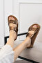 Tokyo Genuine Leather Cork Sole Orthopedic High Eva Women's Slippers - 2