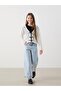 Girl's Jean Pants with Adjustable Elastic Waist (S5) - 2