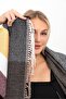Soft Textured Fish Back Patterned Thick Shoulder Shawl - 2