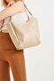 Large Size Women's Shoulder Bag Mink - 2
