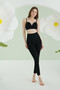 Black Seamless High Waist Recovery Leggings - 3