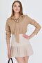 Women's Mink Tie Detailed Shirt Arm-25Y 001030 - 3