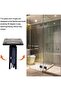 HNBun 2Pack Glass Shower Door Hinges, 90 Degree Shower Hinges Replacement Parts with Mounting Hardwa - 8