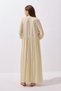 Fleur Viscose Tie Long Dress Yellow - 5