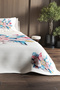 Mother's Day Special 100% Cotton Pique Bedspread Set Double Size – Jacquard Woven Lotus