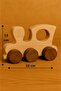Wooden Handmade Natural Montessori Train Toy with Wheels - 5055 - 2