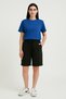 Relax Return Black Lace Waist Oversize Unisex Bermuda Shorts