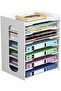 7 Tier Office File Organizer Rack Shelf Tray A4 Paper Holder Document Storage for Desk ,Home Office - 3