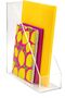 Acrylic Magazine Rack, Clear Display Stand for Magazines, Newspapers, and Catalogs Storage Organizer - 3