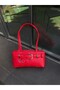 Belt Detailed Women's Shoulder Bag Birdy Red - 3