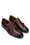 Men's Genuine Leather Brown Loafer Shoes - 3