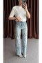 Stoned Patterned Jean - 4