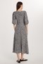 Women's Regular Fit Classic Cut Balloon Sleeve Leopard Print Dress - 5