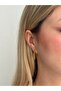 Vintage Steel Hoop Earrings - 4