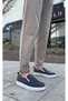 Laceless Velvet Men's Casual Shoes Gray (White Sole) - 4
