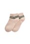 Floor Raw Ankle Striped Children's Booties 5-12 Years Khaki Green