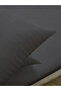طقم غطاء لحاف مزدوج من القطن الساتان من Line Anthracite مع ملاءات مرنة مكونة من 4 قطع - 4