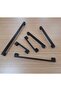 96mm Safran Handle (Matte Black) Tv Unit Console Chest of Drawers Kitchen Cabinet Furniture Door Handle 9,6cm - 5