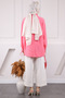 Pink Sleeve Tie Casual Shirt - 4