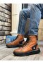 Lace-Up Quilted Men's Sports Boots Taba (Black Sole) - 2
