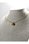 Mini Water Drop Necklace with Gold Steel Chain - 2