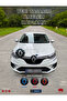 Megane 4 (2016-2025) New Design Emblem Overlay Sticker - Piano Black, Black & Gray