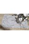 Frilly Linen Table Runner Set – 100X50 cm Runner + 6 Pieces 50 cm Suple - 3